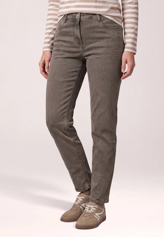 CECIL Vat Jeans 'Scarlett' in Bruin: voorkant
