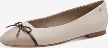 Ballerines Tamaris en beige : devant