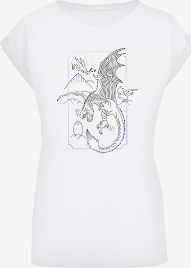 F4NT4STIC T-shirt 'Harry Potter Dragon' en violet / noir / blanc, Vue avec produit