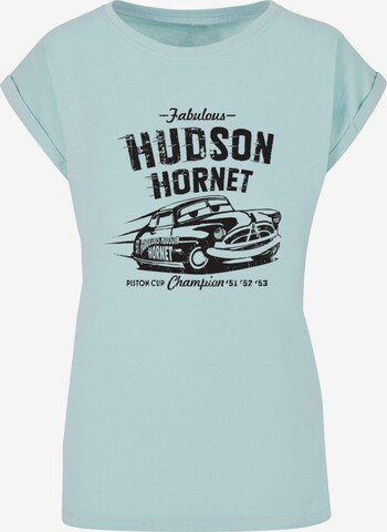 ABSOLUTE CULT T-Shirt 'Cars - Hudson Hornet' in Blau: predná strana