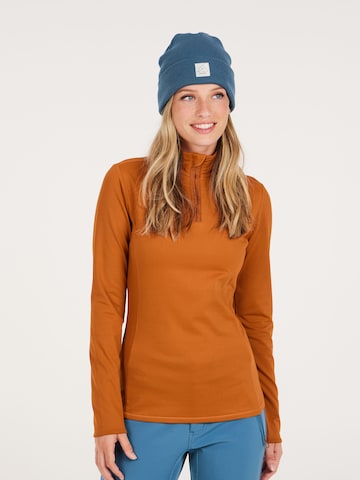 PROTEST Sportsweatshirt 'FABRIZ' in Braun: Vorderseite