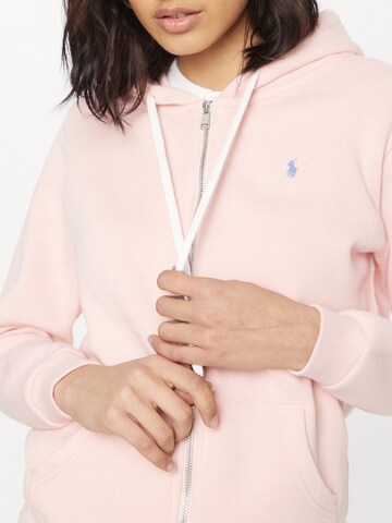 Polo Ralph Lauren Zip-Up Hoodie in Pink