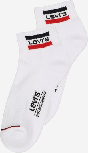 LEVI'S ® Socken in rot / schwarz / weiß, Produktansicht