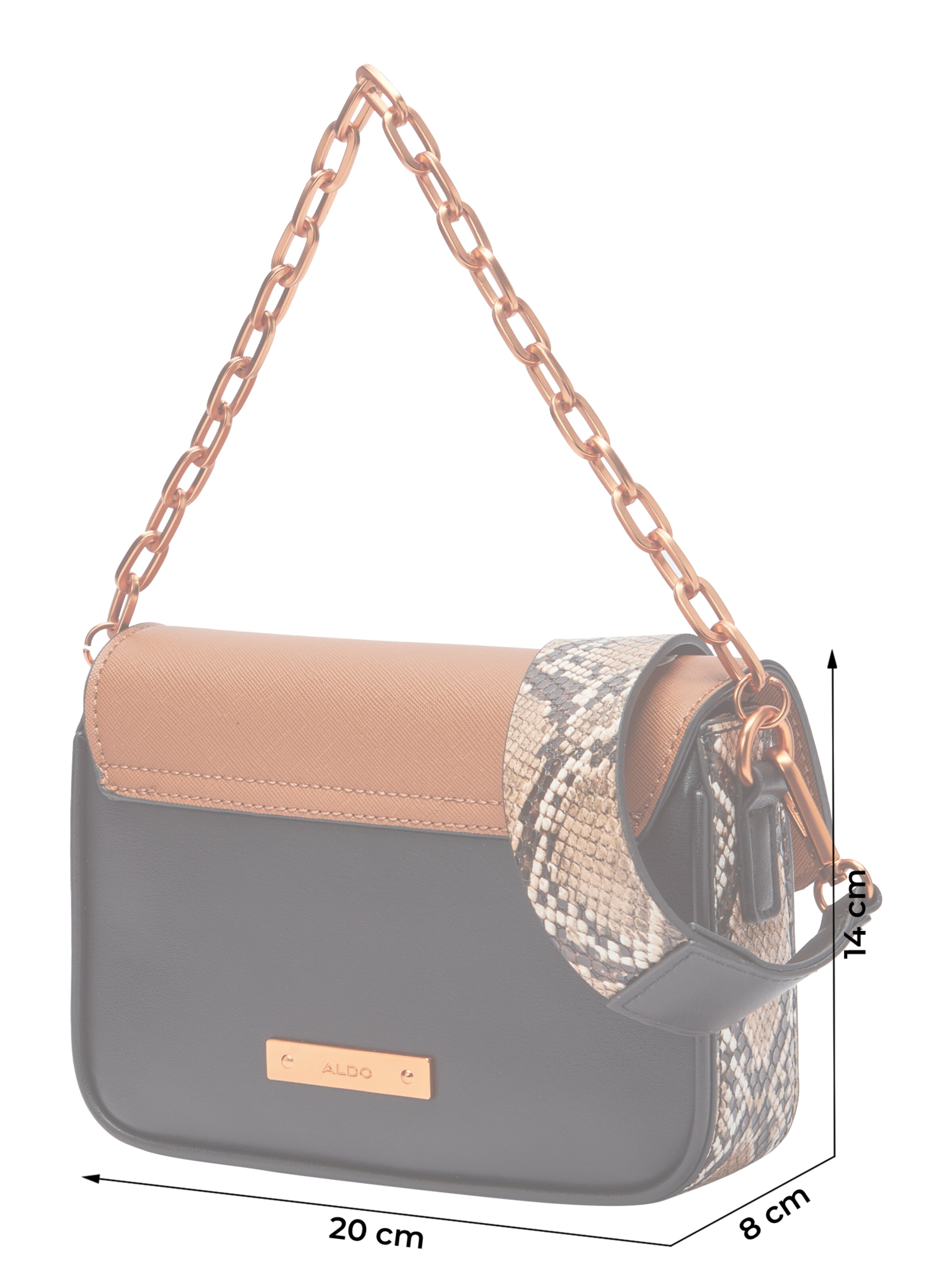 ALDO Наплечная сумка 'CELESTICA' в Коричневый