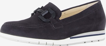 GABOR Classic Flats in Blue: front