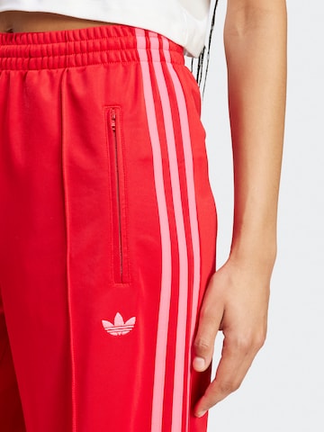 ADIDAS ORIGINALS Loose fit Pants 'Adicolor Classic Firebird' in Red
