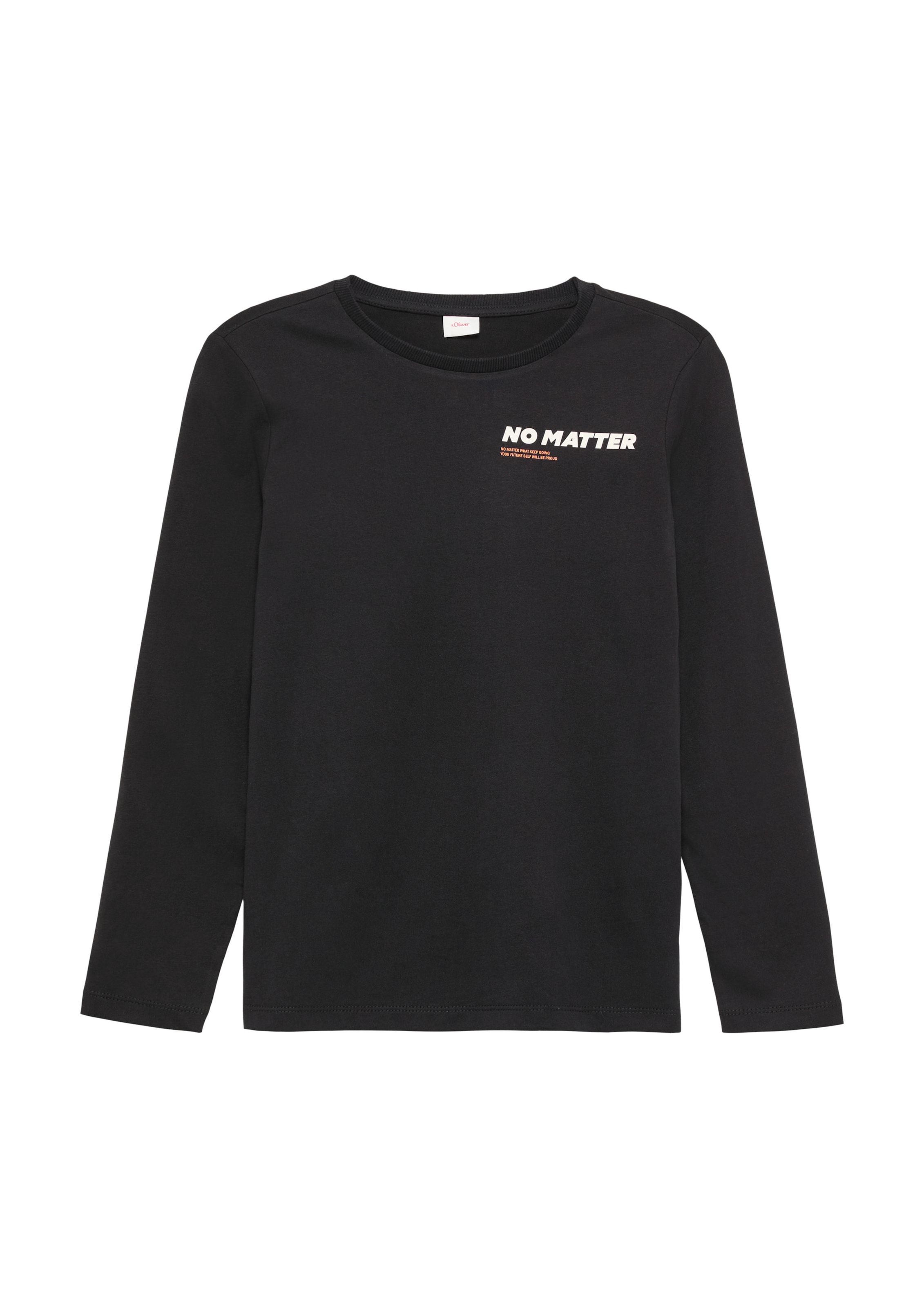 s.Oliver Shirt in Black: front