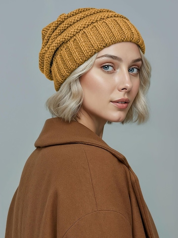 Neverless Beanie 'Model 36931' in Yellow