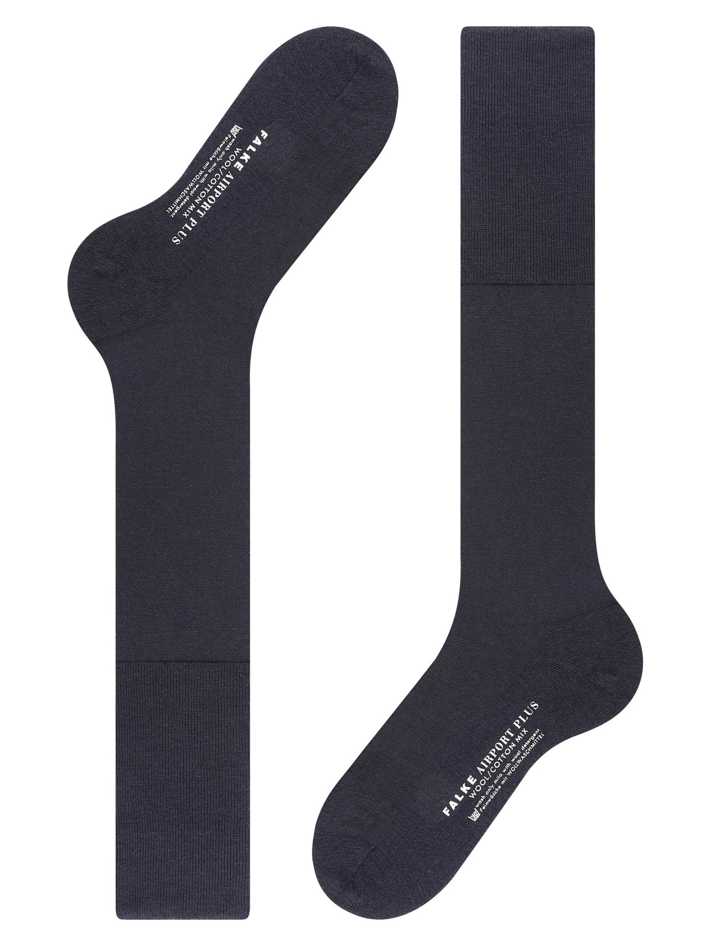 FALKE Knee High Socks 'Airport Plus' in Blue