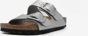 BIRKENSTOCK Pantolette 'Arizona' in Silber: predná strana