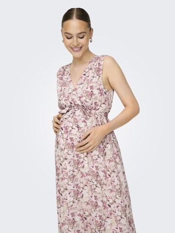 Only Maternity Jurk 'OLMSofie' in Rood: voorkant