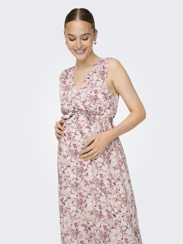 Only Maternity Dress in Pink: front