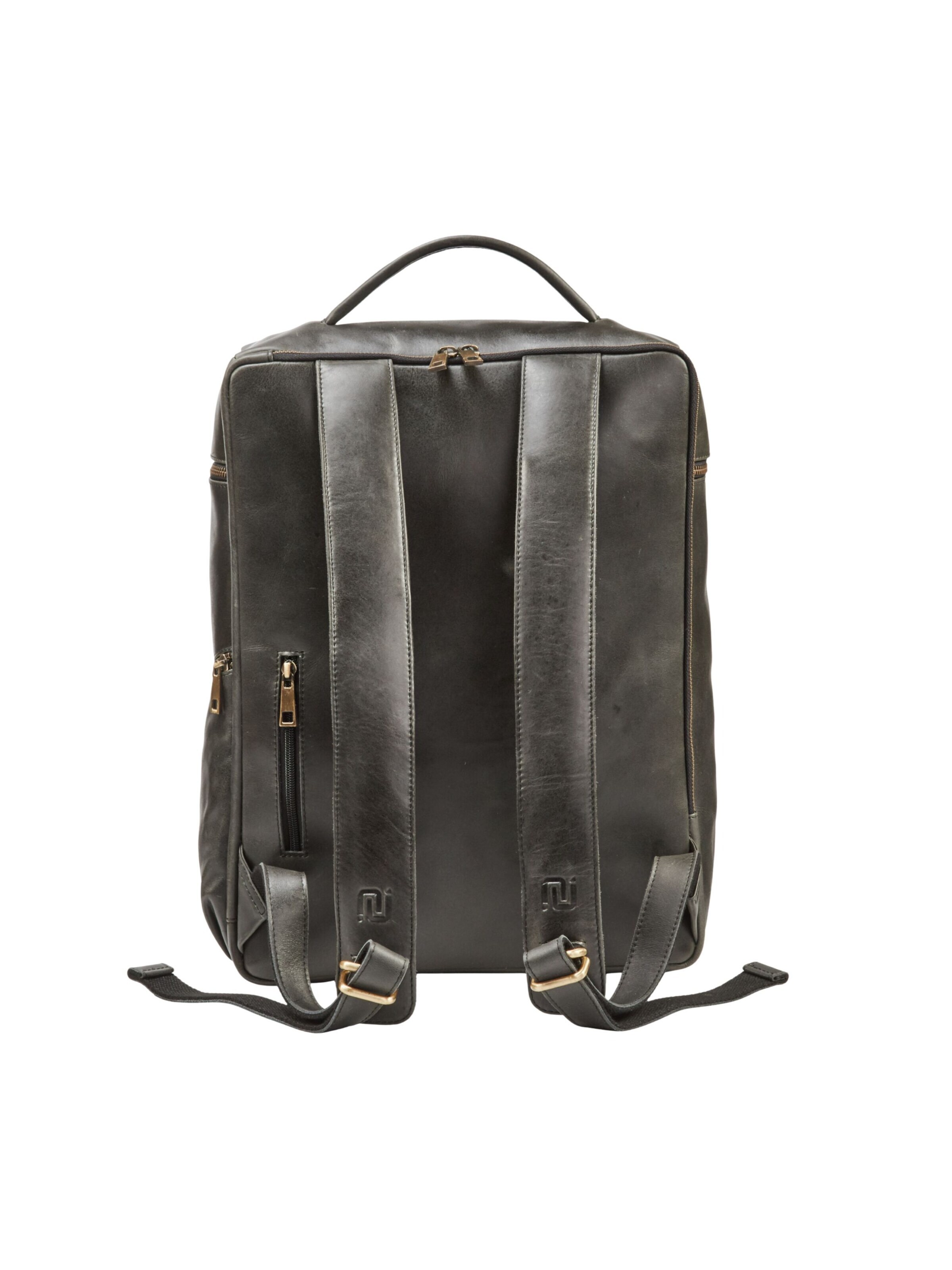 NEGOTIA Leather Backpack 'Kova' in Black