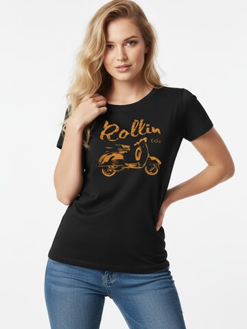 MAKAYA Shirt 'Roller' in Black