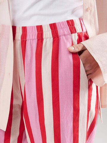 PIECES Wide leg Παντελόνι 'PCAmina' σε ροζ