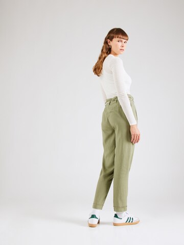 Springfield Regular Pleat-front trousers in Green