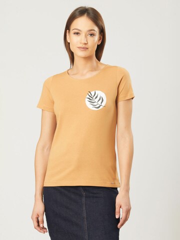 T-shirt Quiosque en jaune : devant