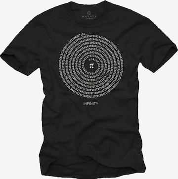 MAKAYA Shirt in Schwarz: Vorderseite