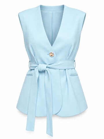 Gilet di Ombre in blu: frontale