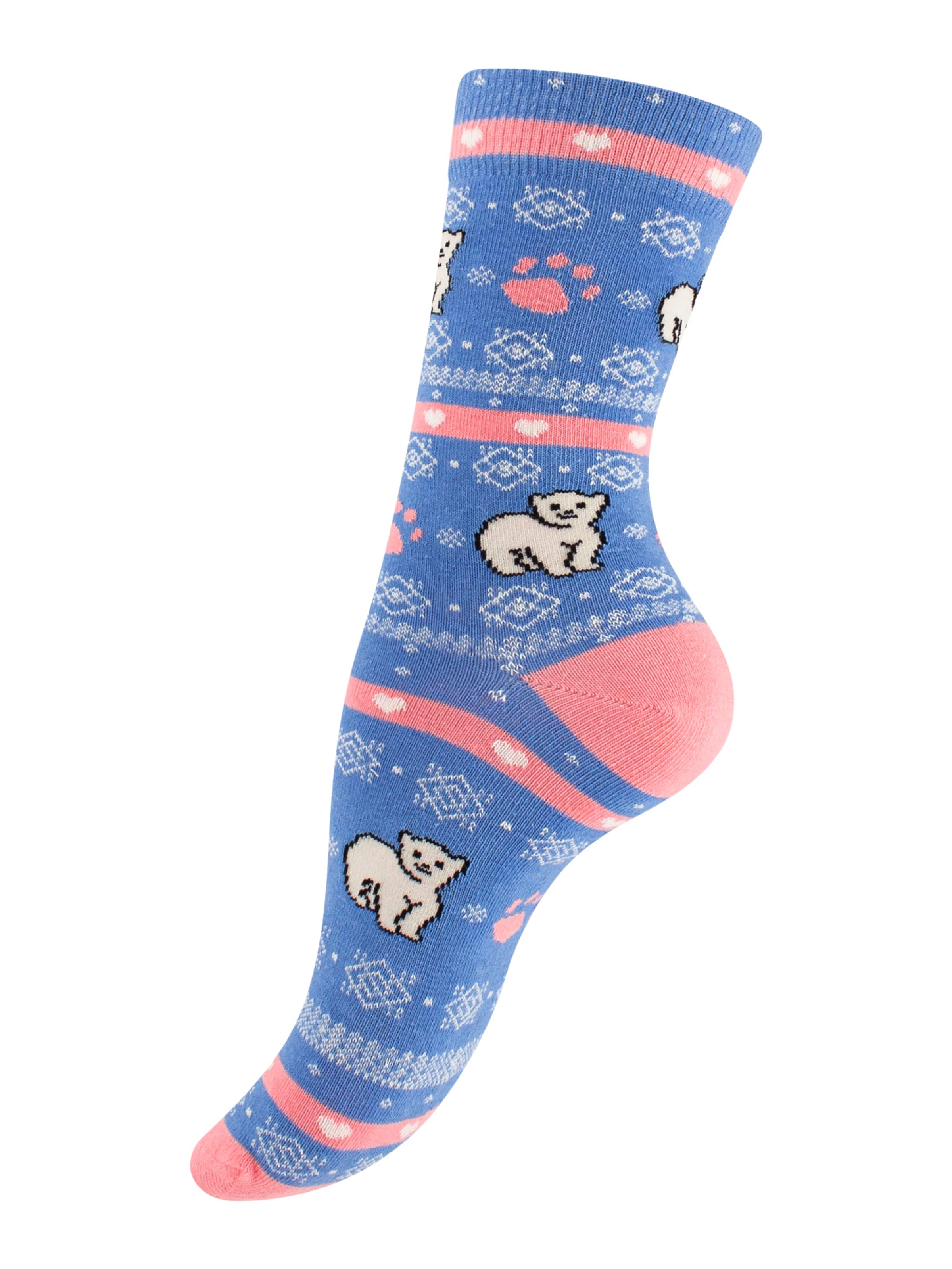 Vincent Creation Socken in Blau: Vorderseite