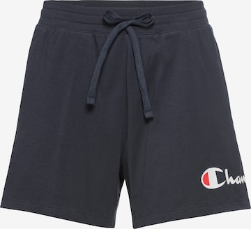 Champion Authentic Athletic Apparel Pants in Blue: front