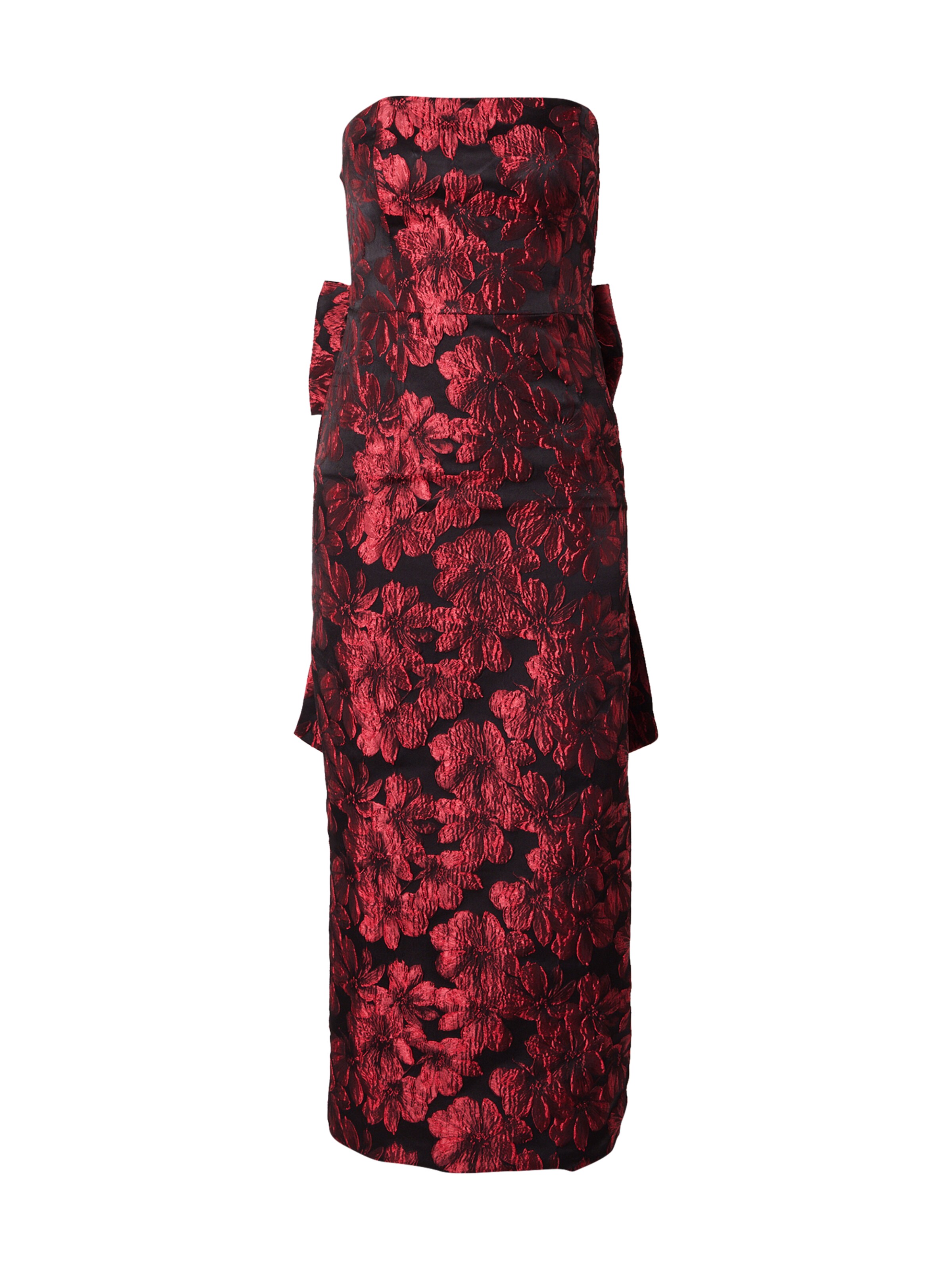 Maya Deluxe Dress in Red: front