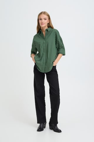 ICHI Blouse in Green