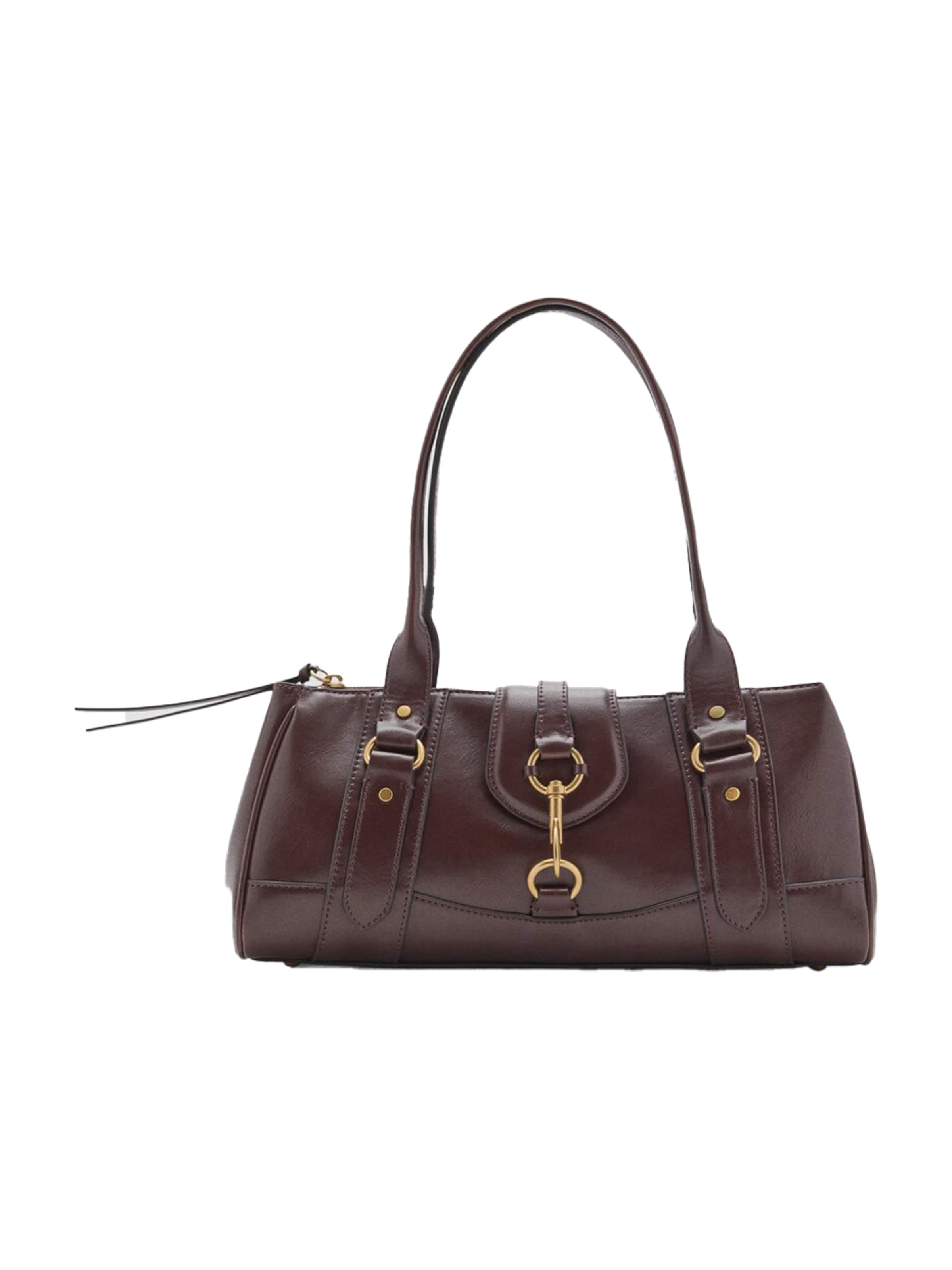 MANGOTorba za na rame 'AMAZONA' - smeđa boja: prednji dio