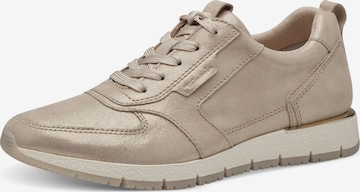 TAMARIS Låg sneaker i beige: framsida