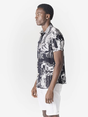 KOROSHI Regular fit Overhemd in Zwart