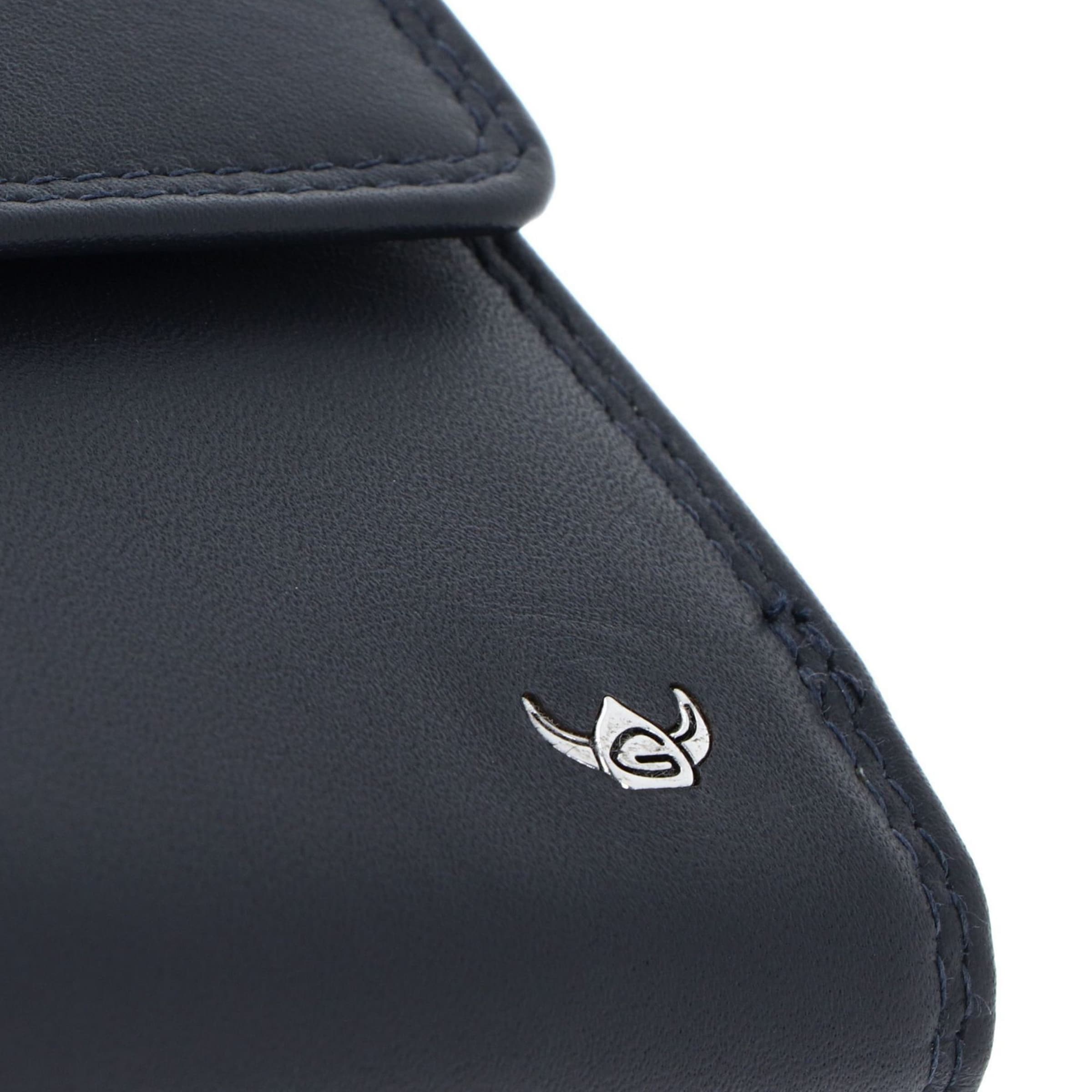 GOLDEN HEAD Wallet 'Polo' in Blue