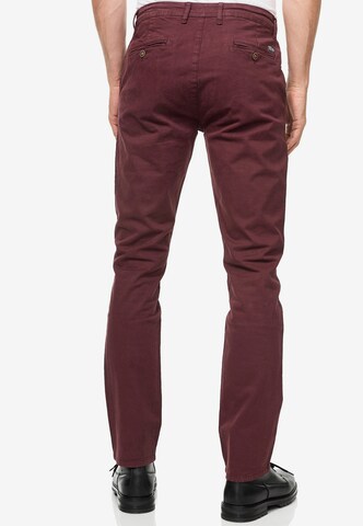Rusty Neal Slimfit Chino in Rood