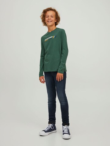 Jack & Jones Junior Tričko 'NATE' – modrá