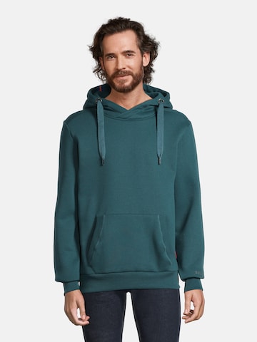 salzhaut Sweatshirt 'HEFF' in Grün: Vorderseite