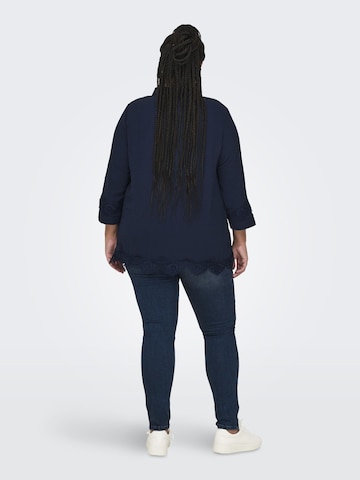 ONLY Carmakoma - Blusa 'METTA' en azul