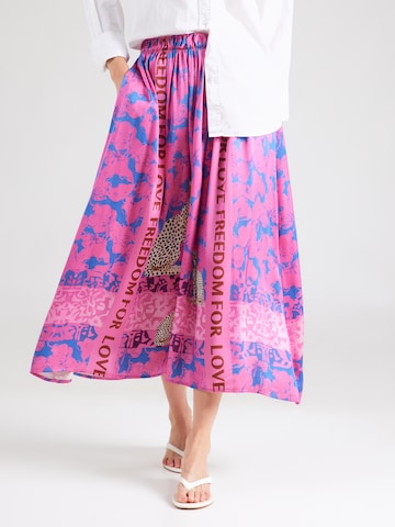 miss goodlife - Falda 'Moon Lovers' en rosa: frente