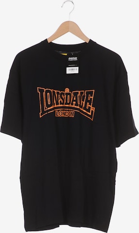LONSDALE T-Shirt XL in Schwarz: predná strana