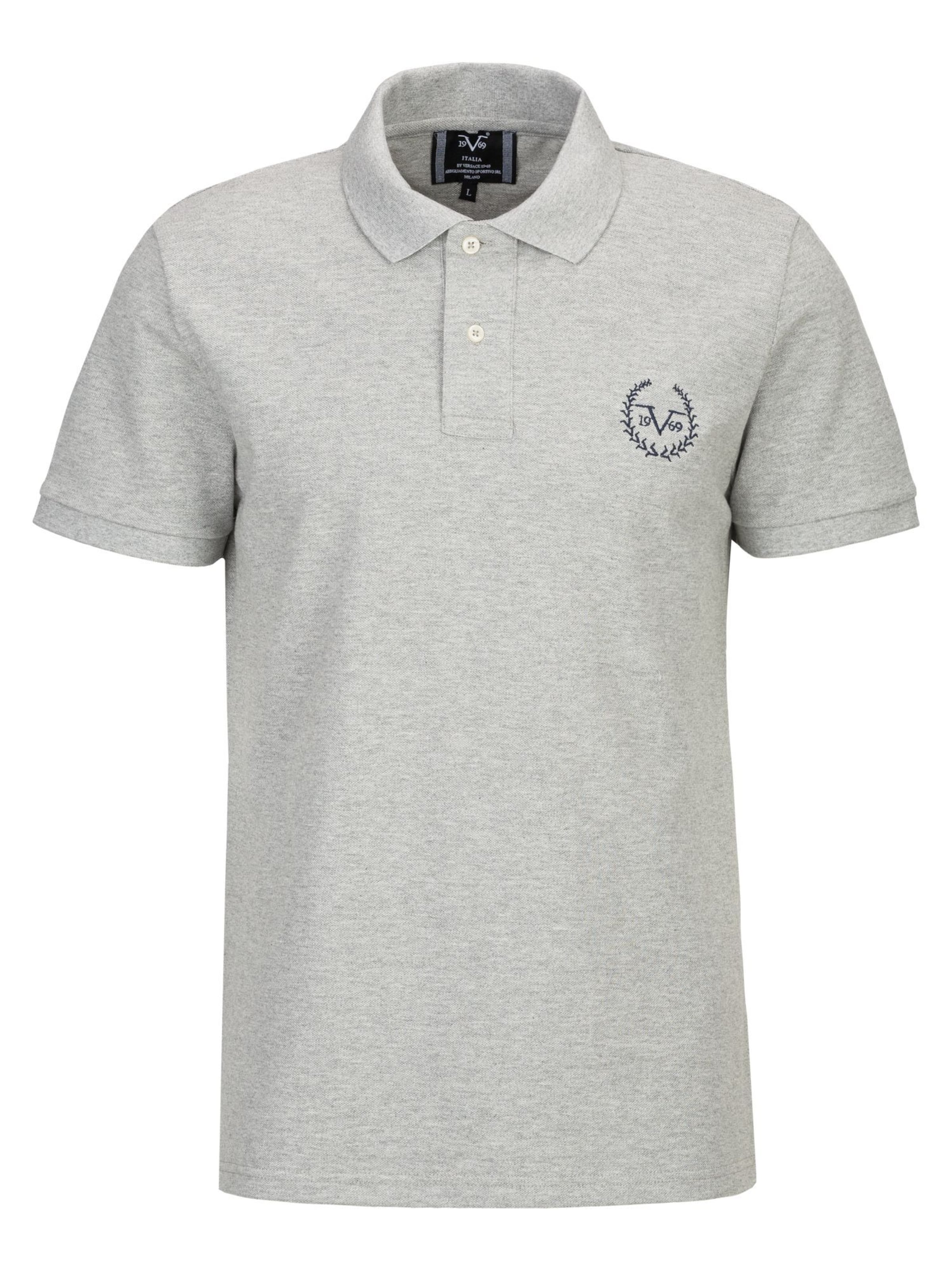 19V69 ITALIA Shirt 'Tiziano' in Grey: front
