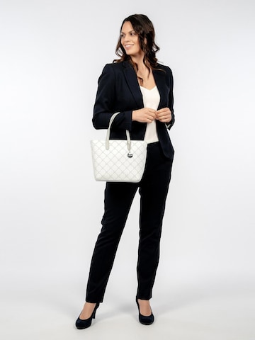 TAMARIS Shopper táska 'Anastasia' - fehér: elől