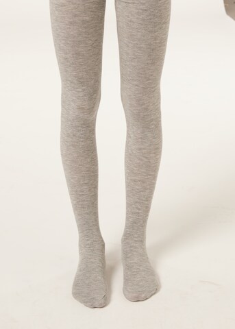 CALZEDONIA Tights in Grey: front