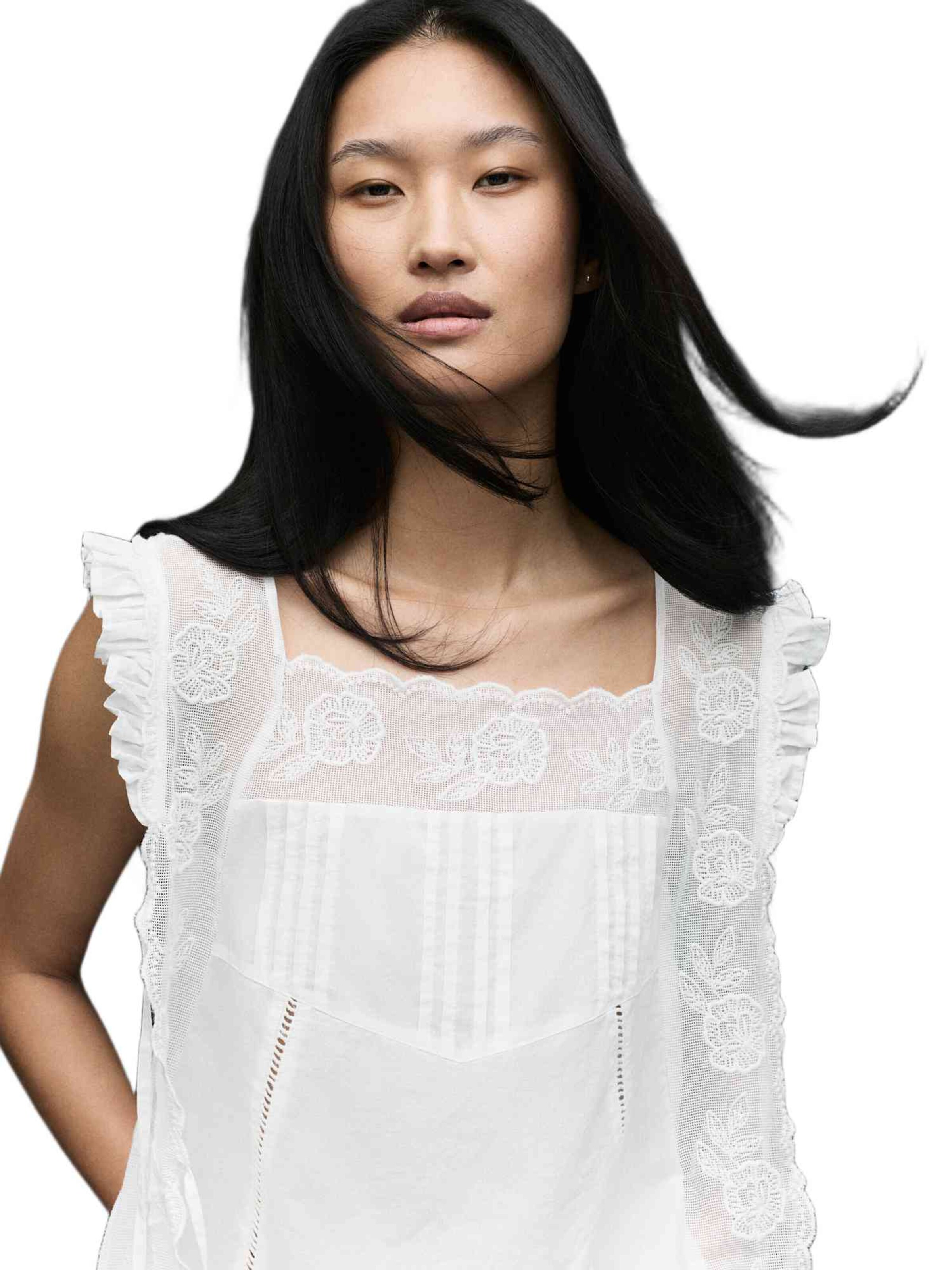 Haut Marks & Spencer en blanc : devant