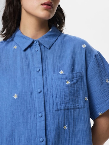 PIECES Blouse 'PCSastina' in Blauw