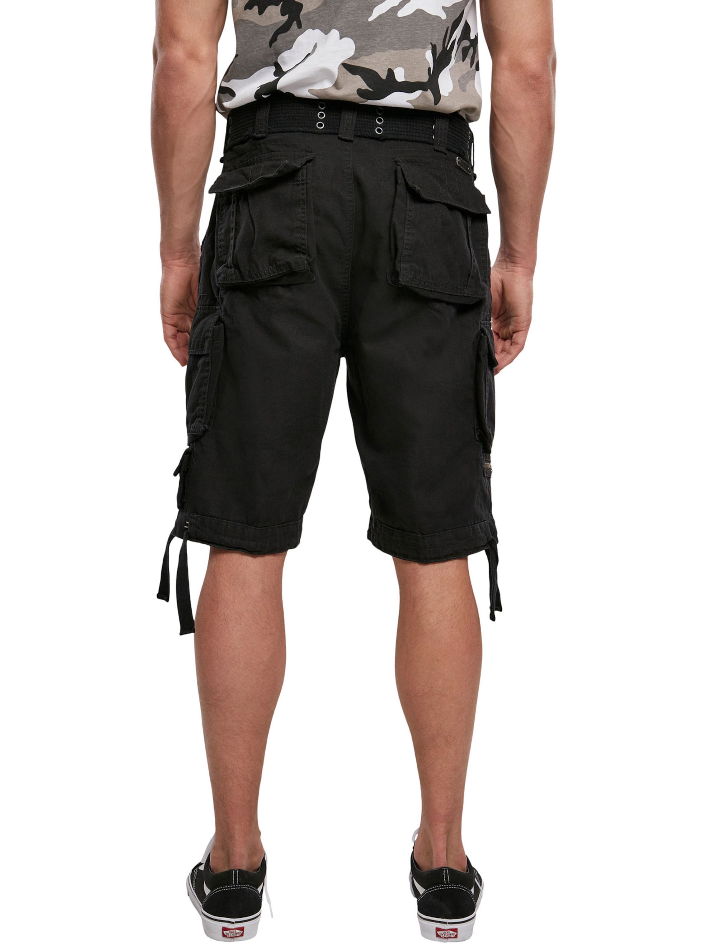 Brandit Szabványos Nadrág 'Savage Vintage' - fekete