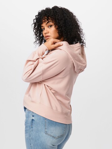 ABOUT YOU Curvy Sweat jacket 'Rea' in Beige