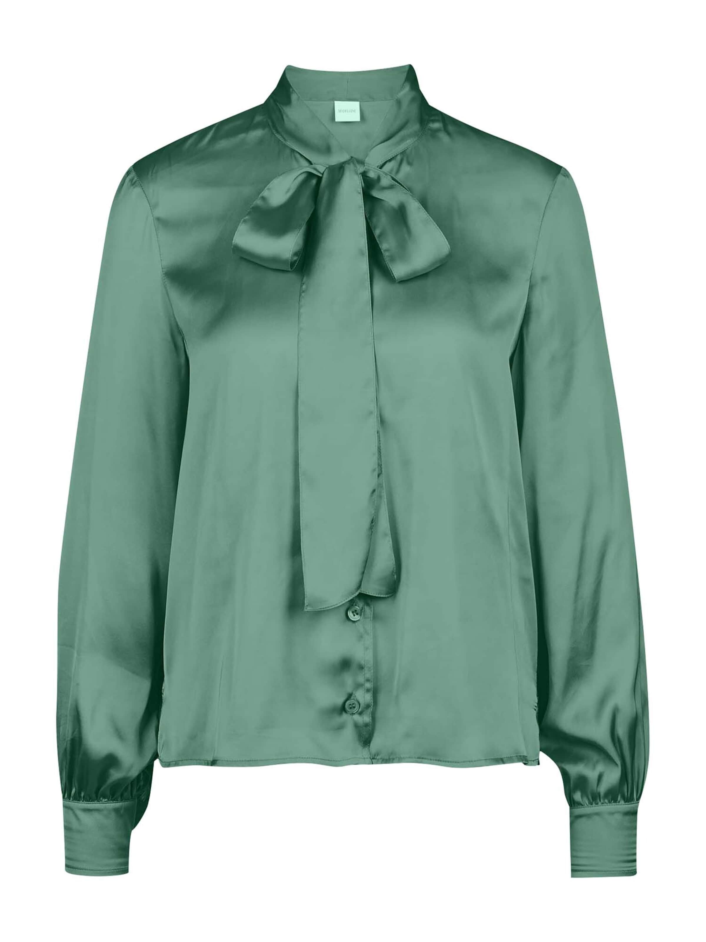 MADELEINE Bluse in Grün: Vorderseite