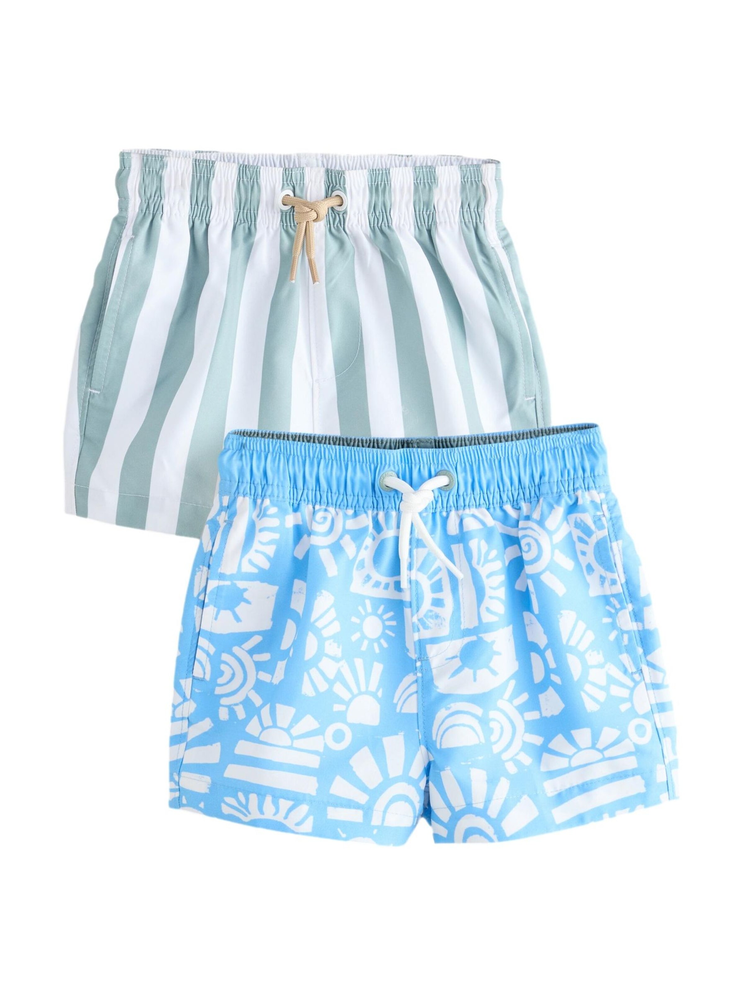 Next Badeshorts in blau / grün, Produktansicht