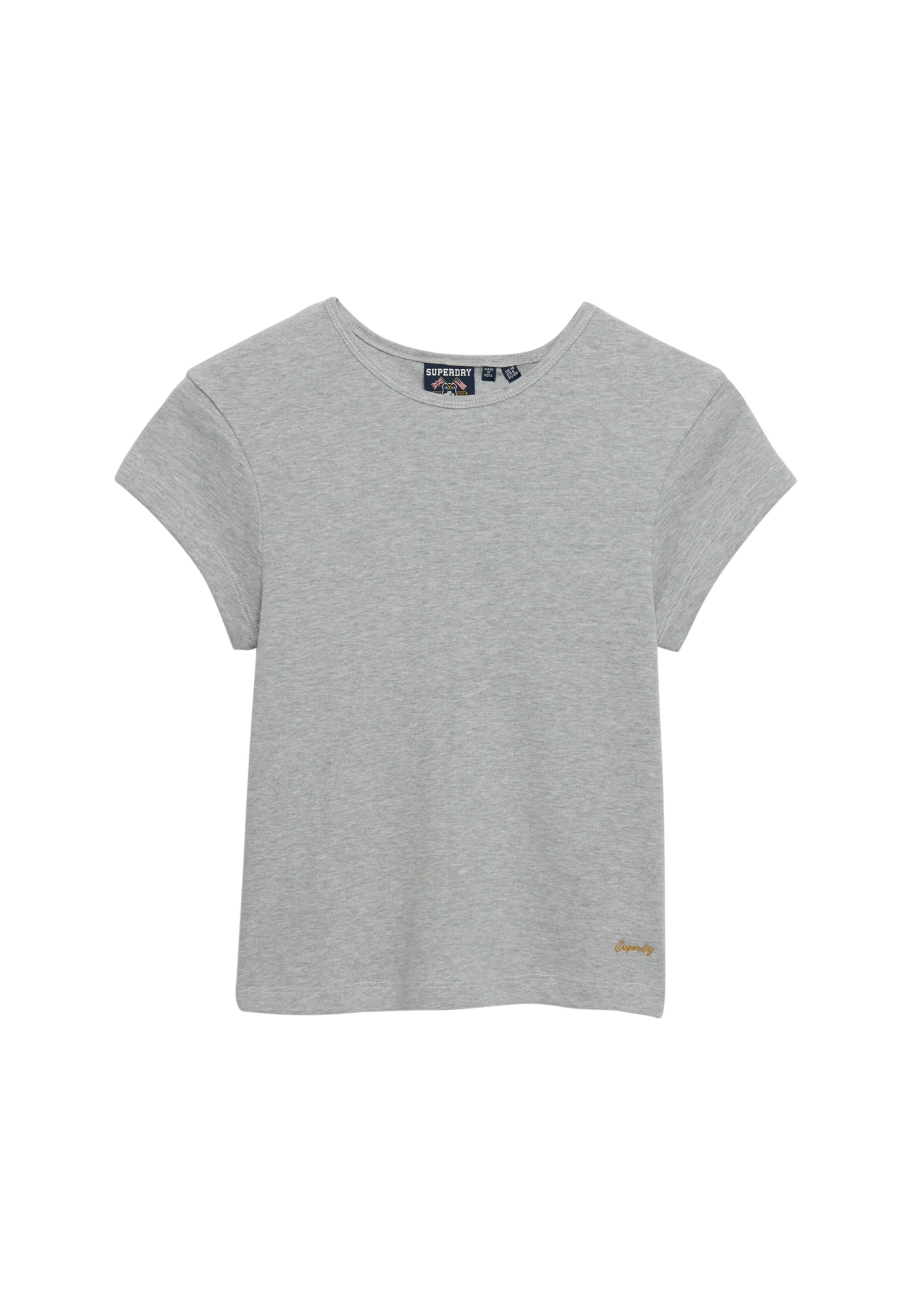 Superdry & Co Shirt 'Athletic Essential' in Grijs: voorkant