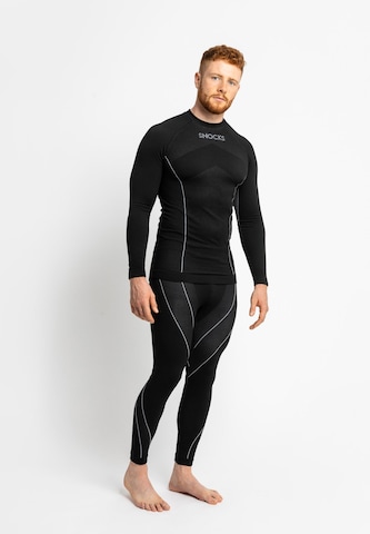 SNOCKS Base Layer in Black