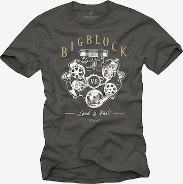 MAKAYA Shirt in Grey: front