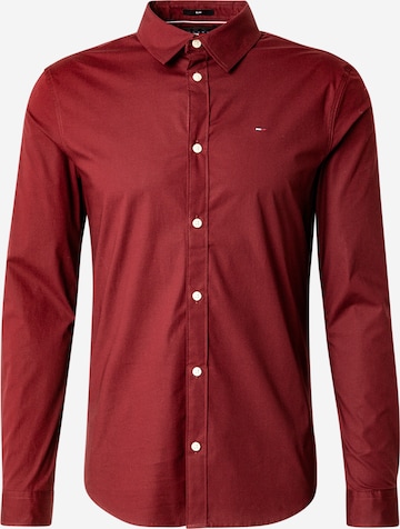Tommy Jeans Hemd in Lila: Vorderseite